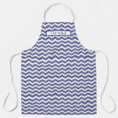 Griekse sleutelgroep Chevron DIY-kleuren nakomelin Schort (Voorkant)