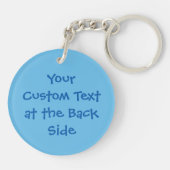 Griekse sleutelketen voor het aanhoren van vlaggen sleutelhanger (Achterkant)