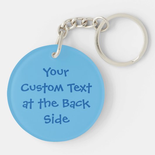 Griekse sleutelketen voor het aanhoren van vlaggen sleutelhanger (Achterkant)