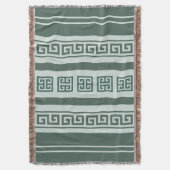 Griekse sleutelmannetje deken (Voorkant Verticaal)