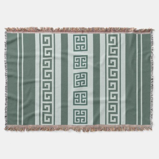 Griekse sleutelmannetje deken (Voorkant)