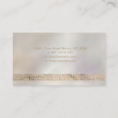 Griekse Sleutelmeander - Abalone schelp op parel Visitekaartje (Achterkant)