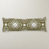 Griekse sleutelmeter in het geometrische symmetris lichaamskussen (Achterkant)