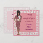 Griekse sleutelroze kaart (Voorkant / Achterkant)