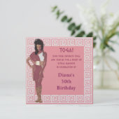 Griekse sleutelroze kaart (Staand voorkant)