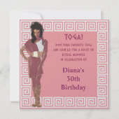 Griekse sleutelroze kaart (Voorkant)