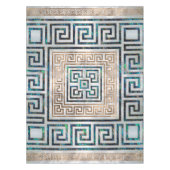 Griekse sleutelversiering - Abalone en goud Tafelkleed (Voorkant)