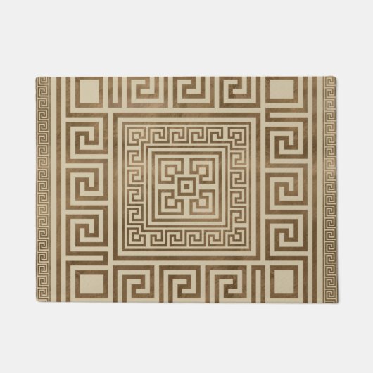 Griekse sleutelversiering - Griekse mander - paste Deurmat (Voorkant)