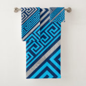 Griekse sleutelversiering - Griekse meander - Rhom Bad Handdoek (Insitu)
