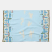 Griekse stad theedoek (Horizontaal)