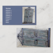 Griekse standaard voor deuren visitekaartje (Voorkant / Achterkant)