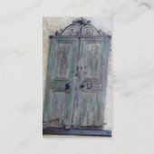 Griekse standaard voor deuren visitekaartje (Achterkant)