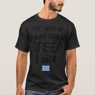 Griekse Stem Griekenland Vlag Griekse routes T-shirt