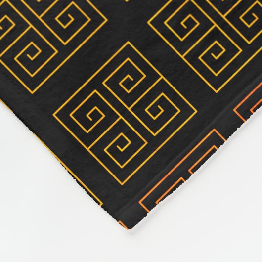 Griekse stijl fleece deken (Hoek)