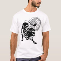 Griekse stijl Leo Lion Zodiac Grafiek
