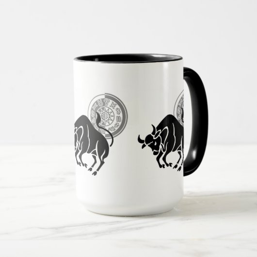 Griekse stijl Taurus Mok (Voorkant rechts)