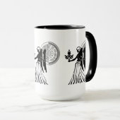 Griekse stijl Virgo Virgin Zodiac Grafiek Mok (Voorkant rechts)