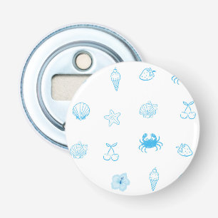 Griekse strand minimalist button flesopener