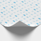 Griekse strand minimalist cadeaupapier (Hoek)
