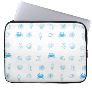 Griekse strand minimalist laptop sleeve