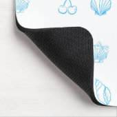Griekse strand minimalist muismat (Hoek)
