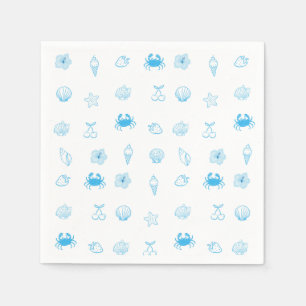 Griekse strand minimalist servet