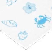 Griekse strand minimalist tafelkleed (Gekanteld)