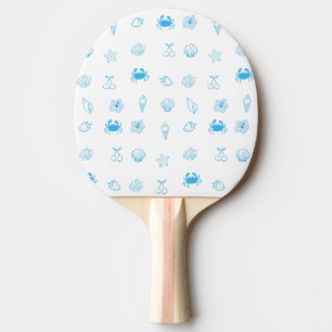 Griekse strand minimalist tafeltennisbatje