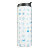 Griekse strand minimalist thermosbeker (Gedraaid links)