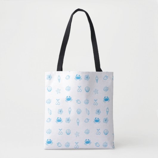 Griekse strand minimalist tote bag (Voorkant)