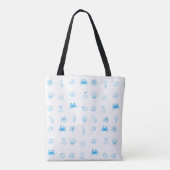 Griekse strand minimalist tote bag (Achterkant)