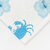 Griekse strand minimalistisch fleece deken (Hoek)