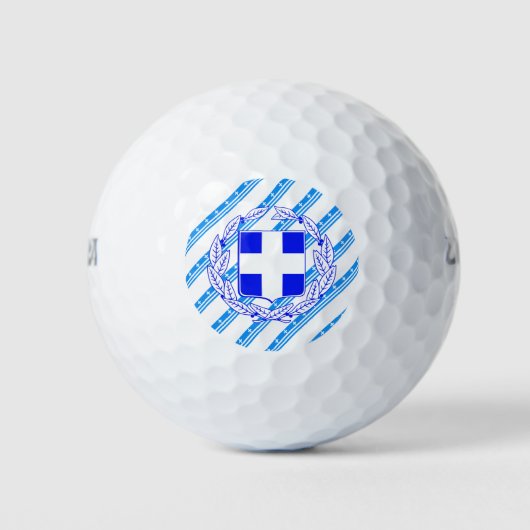 Griekse stremvlag golfballen (Voorkant)