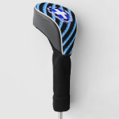 Griekse stremvlag golfheadcover (Schuin)