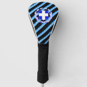 Griekse stremvlag golfheadcover (Voorkant)