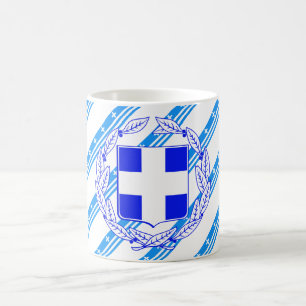 Griekse stremvlag koffiemok