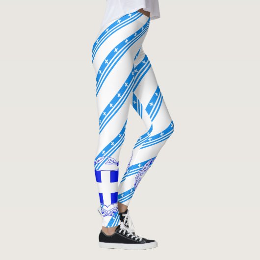 Griekse stremvlag leggings (Rechts)