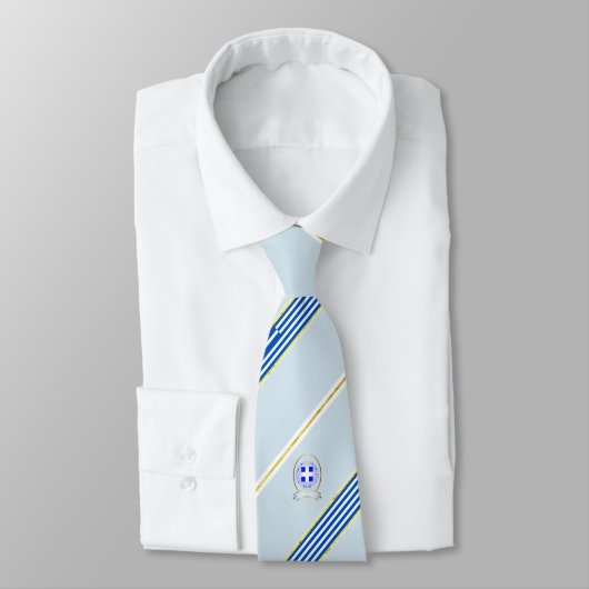 Griekse stremvlag stropdas (Gebonden)