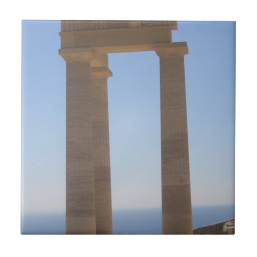 Griekse Tegel van tempelkeramische keramiek Tegeltje (Voorkant)