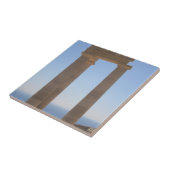 Griekse Tegel van tempelkeramische keramiek Tegeltje (Zijkant)