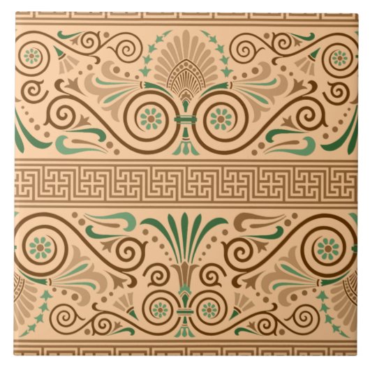 Griekse Tegel voor ontwerpkeramische producten Tegeltje (Voorkant)