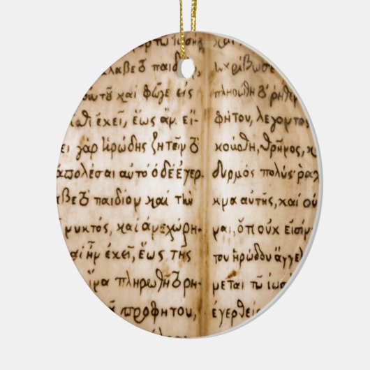 Griekse tekens keramisch ornament (Links)