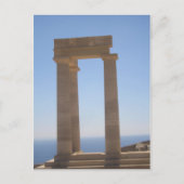 Griekse tempel  briefkaart (Voorkant)