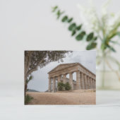 Griekse tempel in Segesta, Sicilië Briefkaart (Staand voorkant)
