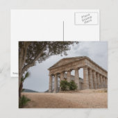 Griekse tempel in Segesta, Sicilië Briefkaart (Voorkant / Achterkant)
