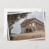 Griekse tempel in Segesta, Sicilië Briefkaart (Voorkant / Achterkant)