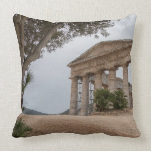 Griekse tempel in Segesta, Sicilië Kussen