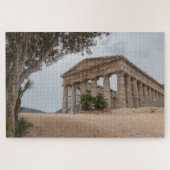 Griekse tempel in Segesta, Sicilië Legpuzzel (Horizontaal)