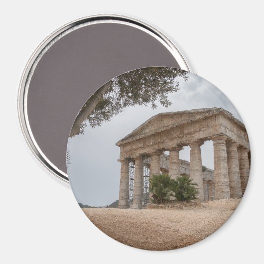 Griekse tempel in Segesta, Sicilië Magneet (Voorkant / Achterkant)