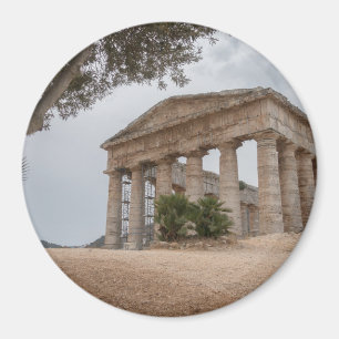 Griekse tempel in Segesta, Sicilië Magneet